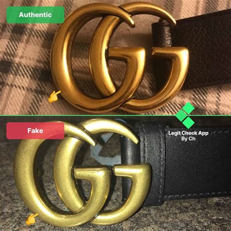 Real vs Fake: Gucci Belt 